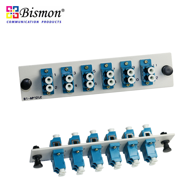 12 LC snap-in adaptor plate-unload